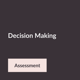 Decision Making Assessment