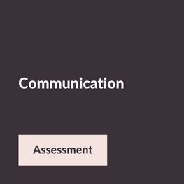 Communication Skill Assessment
