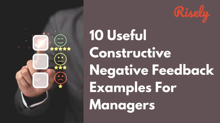 constructive negative feedback examples