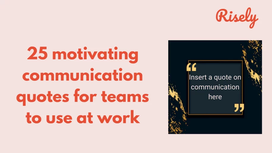 Communication quotes for teams