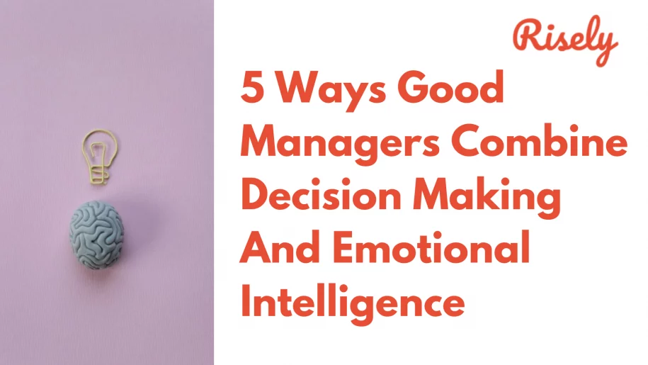 decision making and emotional intelligence