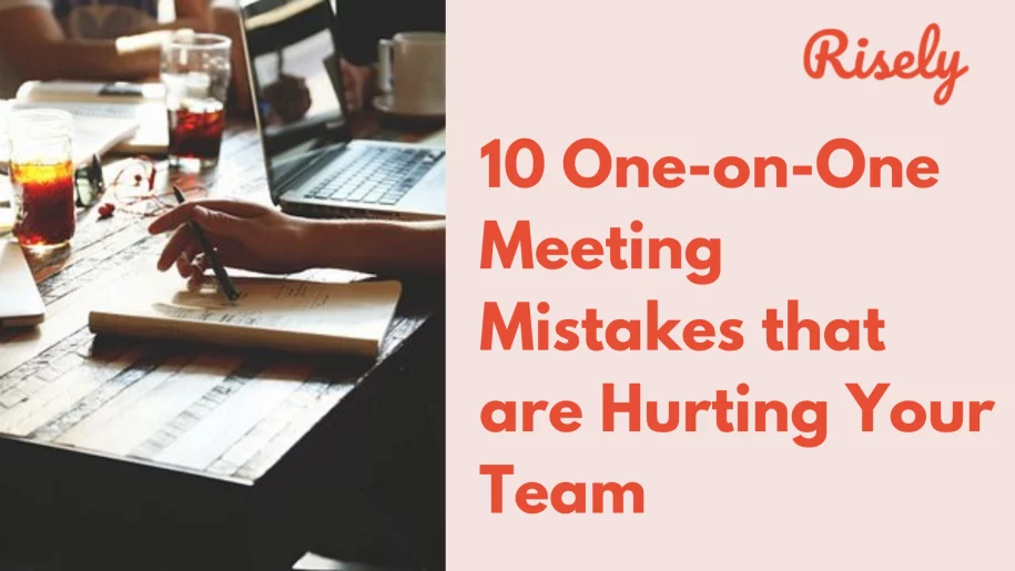 One-on-one meeting mistakes