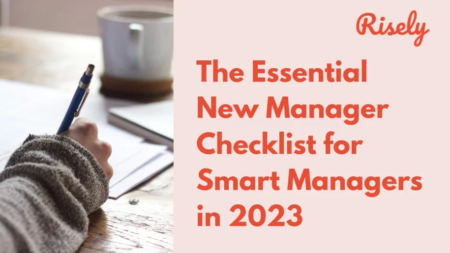 New Manager Checklist