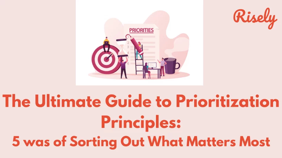 prioritization principles