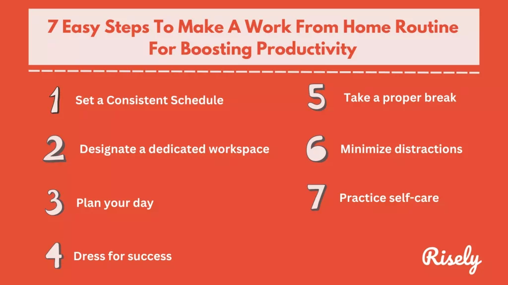 7 easy work from home routine tips