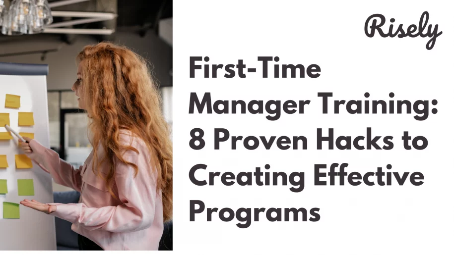 first-time manager training