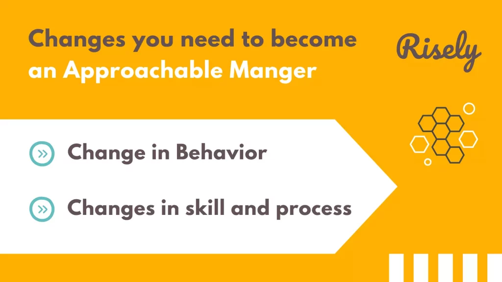 approachable manager steps
