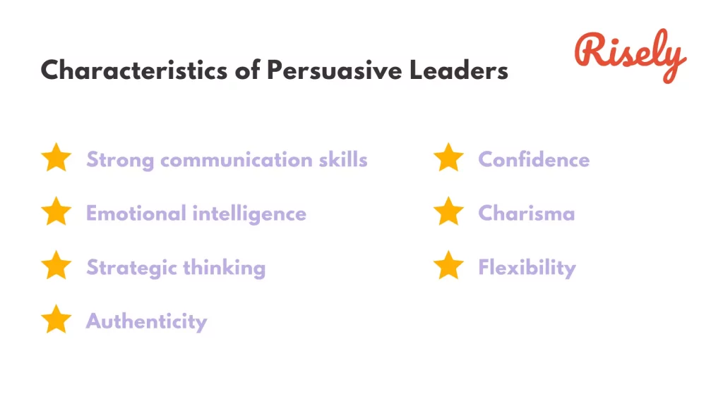 Characteristics of persuasive leaders