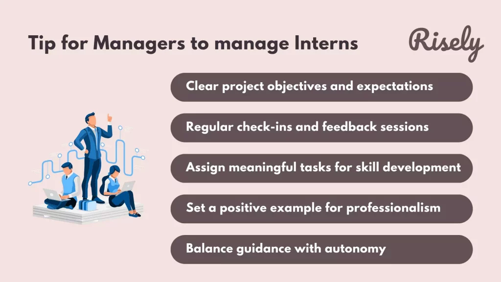 how to manage interns