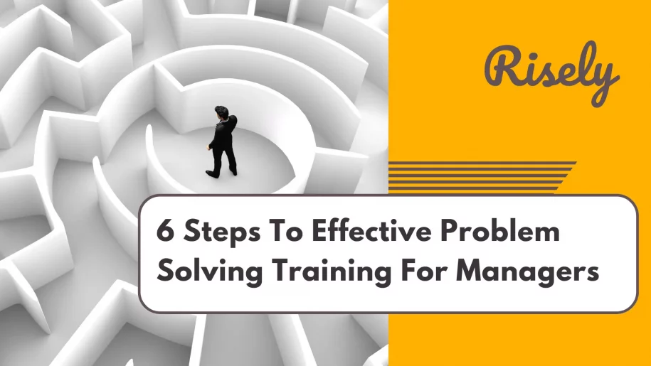 Problem solving training for managers