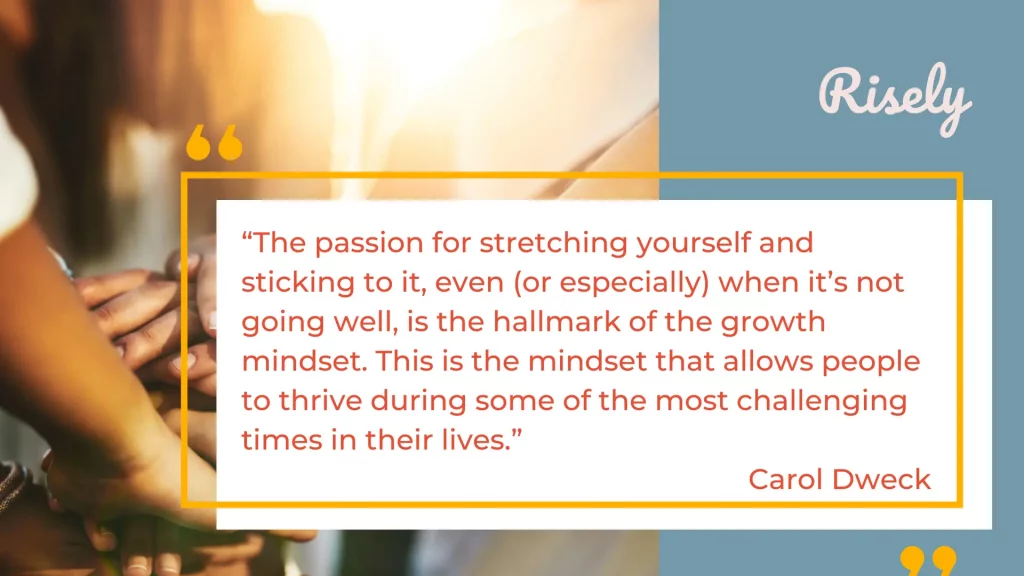 growth mindset by carol dweck