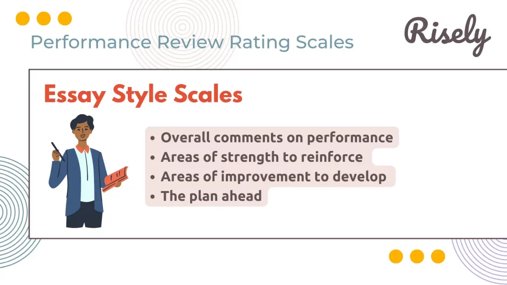 essay style performance review rating scales 