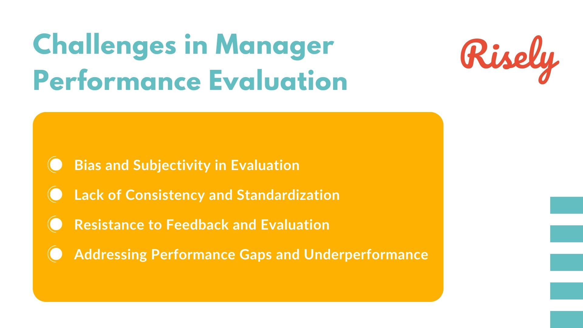 Challenges in Manager Performance Evaluation